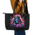 Thunder Skull Leather Tote Bag Bitch I'm Not A Princess I'm The Fucking Queen - Wonder Print Shop