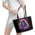 Thunder Skull Leather Tote Bag Bitch I'm Not A Princess I'm The Fucking Queen - Wonder Print Shop
