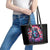 Thunder Skull Leather Tote Bag Bitch I'm Not A Princess I'm The Fucking Queen - Wonder Print Shop