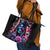 Thunder Skull Leather Tote Bag Bitch I'm Not A Princess I'm The Fucking Queen - Wonder Print Shop