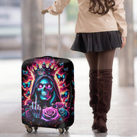 Thunder Skull Luggage Cover Bitch I'm Not A Princess I'm The Fucking Queen - Wonder Print Shop