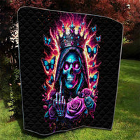 Thunder Skull Quilt Bitch I'm Not A Princess I'm The Fucking Queen - Wonder Print Shop