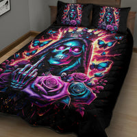 Thunder Skull Quilt Bed Set Bitch I'm Not A Princess I'm The Fucking Queen - Wonder Print Shop