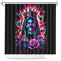 Thunder Skull Shower Curtain Bitch I'm Not A Princess I'm The Fucking Queen