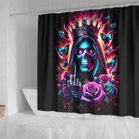 Thunder Skull Shower Curtain Bitch I'm Not A Princess I'm The Fucking Queen