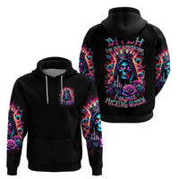 Thunder Skull Zip Hoodie Bitch I'm Not A Princess I'm The Fucking Queen - Wonder Print Shop
