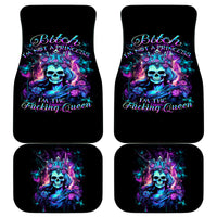 Rose Skull Car Mats Bitch I'm Not A Princess I'm The Fucking Queen - Wonder Print Shop