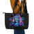 Rose Skull Leather Tote Bag Bitch I'm Not A Princess I'm The Fucking Queen - Wonder Print Shop