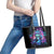 Rose Skull Leather Tote Bag Bitch I'm Not A Princess I'm The Fucking Queen - Wonder Print Shop