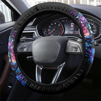 Rose Skull Steering Wheel Cover Bitch I'm Not A Princess I'm The Fucking Queen - Wonder Print Shop