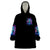 Rose Skull Wearable Blanket Hoodie Bitch I'm Not A Princess I'm The Fucking Queen - Wonder Print Shop