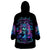 Rose Skull Wearable Blanket Hoodie Bitch I'm Not A Princess I'm The Fucking Queen - Wonder Print Shop