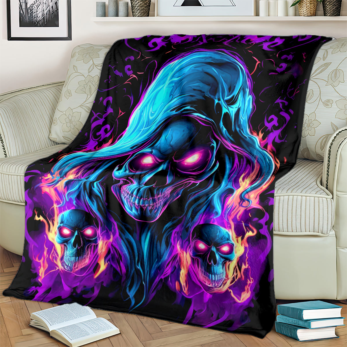 Flame Skull Blanket Did I Piss You Off That Great At Least I'm Doing Something Right