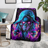Flame Skull Blanket Did I Piss You Off That Great At Least I'm Doing Something Right