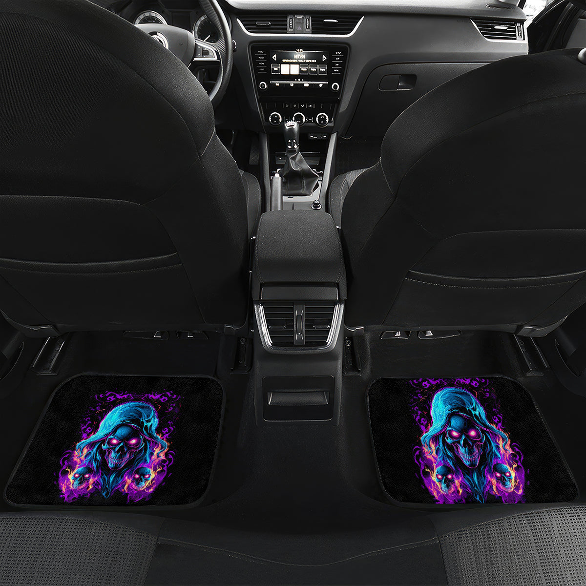 Flame Skull Car Mats Did I Piss You Off That Great At Least I'm Doing Something Right - Wonder Print Shop