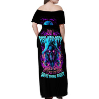 Flame Skull Family Matching Off Shoulder Maxi Dress and Hawaiian Shirt Did I Piss You Off That Great At Least I'm Doing Something Right - Wonder Print Shop