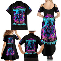 Flame Skull Family Matching Summer Maxi Dress and Hawaiian Shirt Did I Piss You Off That Great At Least I'm Doing Something Right - Wonder Print Shop