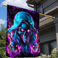 Flame Skull Garden Flag Did I Piss You Off That Great At Least I'm Doing Something Right - Wonder Print Shop