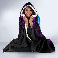 Flame Skull Hooded Blanket Did I Piss You Off That Great At Least I'm Doing Something Right