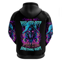 Flame Skull Hoodie Did I Piss You Off That Great At Least I'm Doing Something Right - Wonder Print Shop
