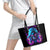 Flame Skull Leather Tote Bag Did I Piss You Off That Great At Least I'm Doing Something Right - Wonder Print Shop