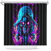 Flame Skull Shower Curtain Did I Piss You Off That Great At Least I'm Doing Something Right