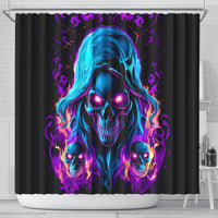 Flame Skull Shower Curtain Did I Piss You Off That Great At Least I'm Doing Something Right