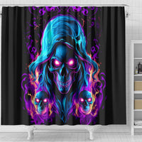 Flame Skull Shower Curtain Did I Piss You Off That Great At Least I'm Doing Something Right