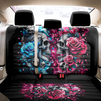 Couple Skull Back Car Seat Cover Don't Try To Figure Me Out I'm Special - Wonder Print Shop