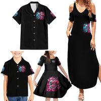 Couple Skull Family Matching Summer Maxi Dress and Hawaiian Shirt Don't Try To Figure Me Out I'm Special - Wonder Print Shop