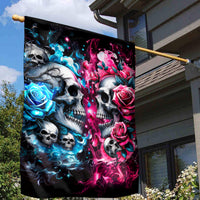 Couple Skull Garden Flag Don't Try To Figure Me Out I'm Special - Wonder Print Shop