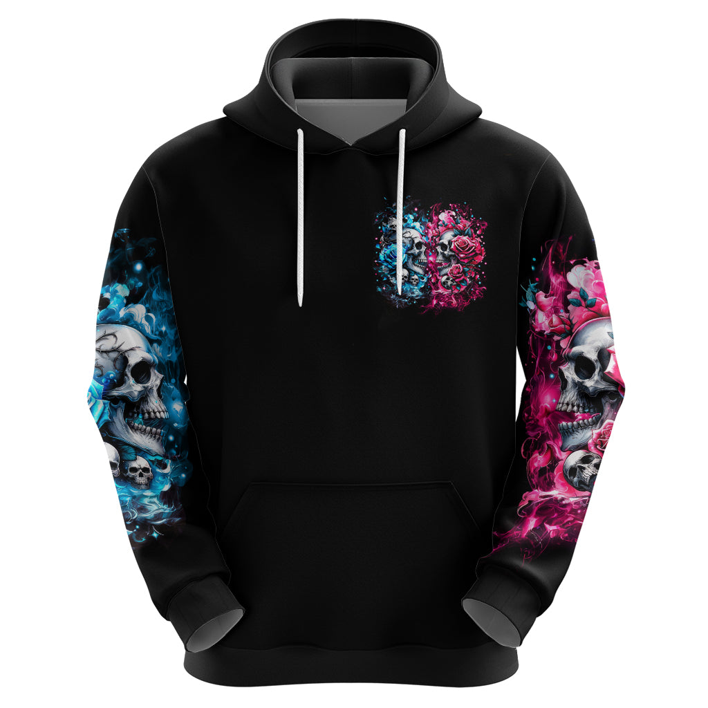 Couple Skull Hoodie Don't Try To Figure Me Out I'm Special - Wonder Print Shop