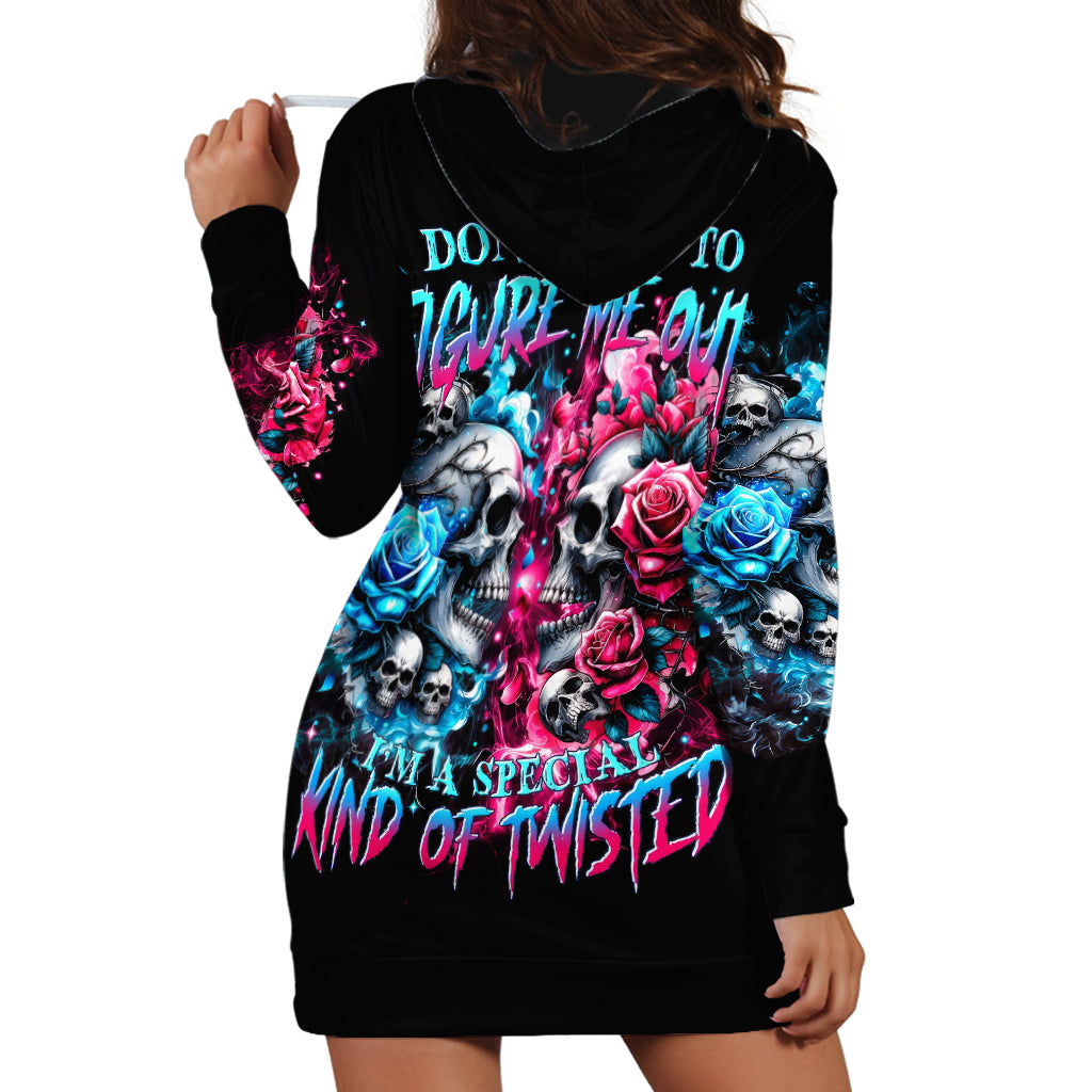 Couple Skull Hoodie Dress Don't Try To Figure Me Out I'm Special - Wonder Print Shop