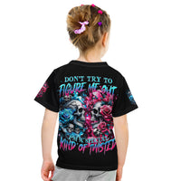 Couple Skull Kid T Shirt Don't Try To Figure Me Out I'm Special - Wonder Print Shop