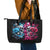 Couple Skull Leather Tote Bag Don't Try To Figure Me Out I'm Special - Wonder Print Shop