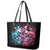 Couple Skull Leather Tote Bag Don't Try To Figure Me Out I'm Special - Wonder Print Shop