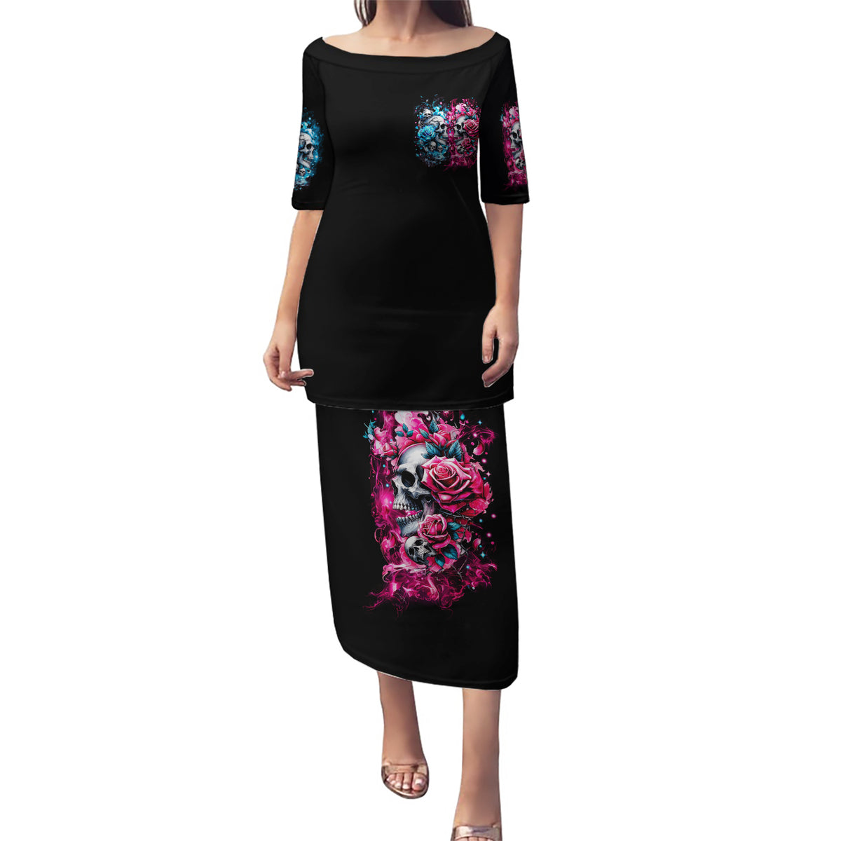 Couple Skull Puletasi Don't Try To Figure Me Out I'm Special - Wonder Print Shop