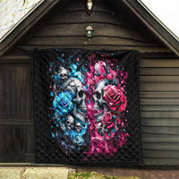 Couple Skull Quilt Don't Try To Figure Me Out I'm Special - Wonder Print Shop