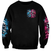 Couple Skull Sweatshirt Don't Try To Figure Me Out I'm Special - Wonder Print Shop