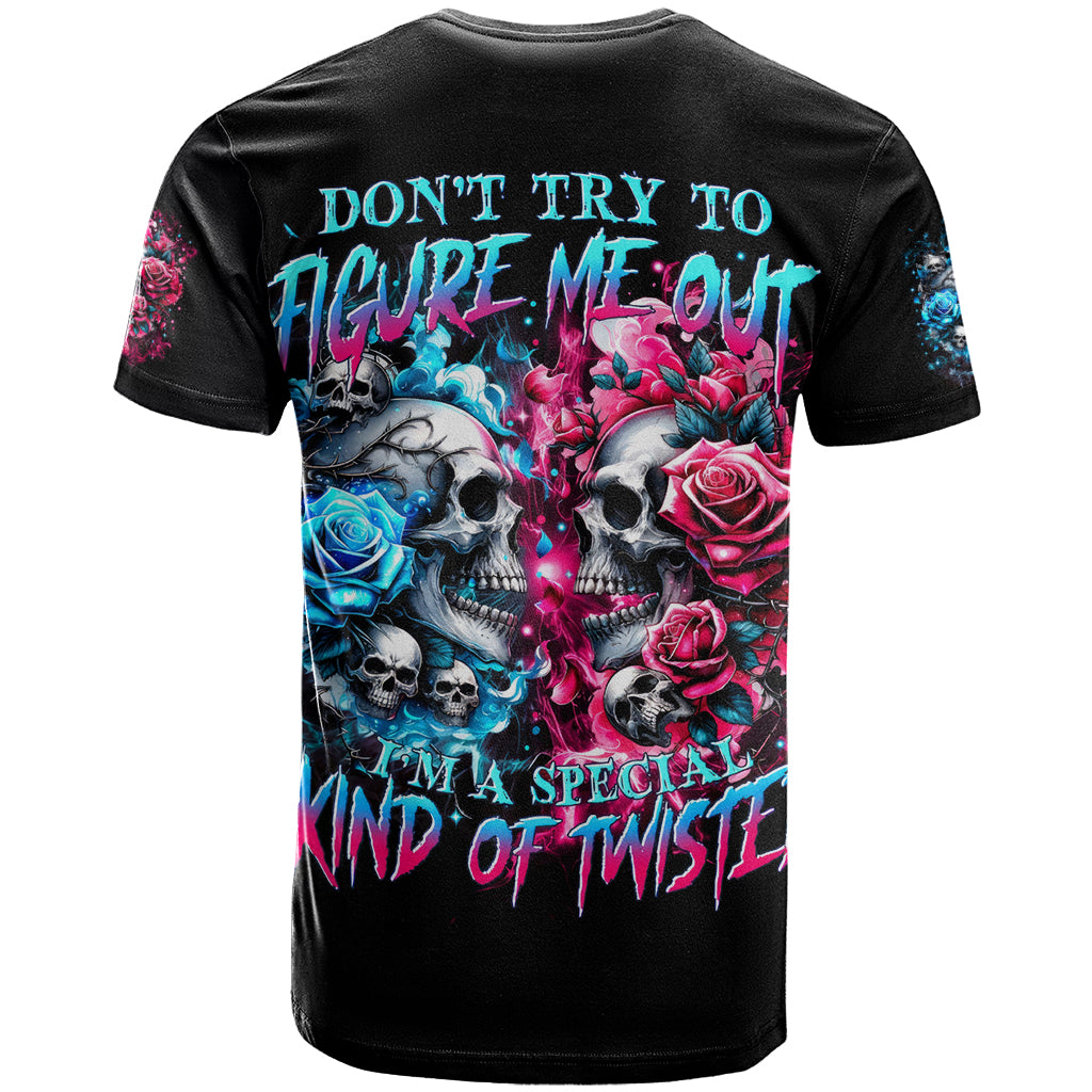 Couple Skull T Shirt Don't Try To Figure Me Out I'm Special - Wonder Print Shop