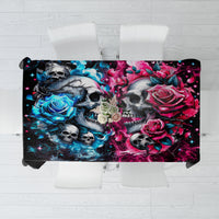 Couple Skull Tablecloth Don't Try To Figure Me Out I'm Special - Wonder Print Shop