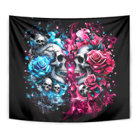 Couple Skull Tapestry Don't Try To Figure Me Out I'm Special - Wonder Print Shop