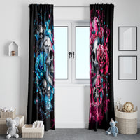 Couple Skull Window Curtain Don't Try To Figure Me Out I'm Special - Wonder Print Shop