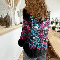 Couple Skull Women Casual Shirt Don't Try To Figure Me Out I'm Special - Wonder Print Shop