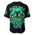 Flame Skull Baseball Jersey Fuck You You Fuckin Fuck - Wonder Print Shop