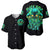 Flame Skull Baseball Jersey Fuck You You Fuckin Fuck - Wonder Print Shop