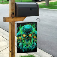 Flame Skull Garden Flag Fuck You You Fuckin Fuck - Wonder Print Shop