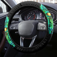 Flame Skull Steering Wheel Cover Fuck You You Fuckin Fuck - Wonder Print Shop