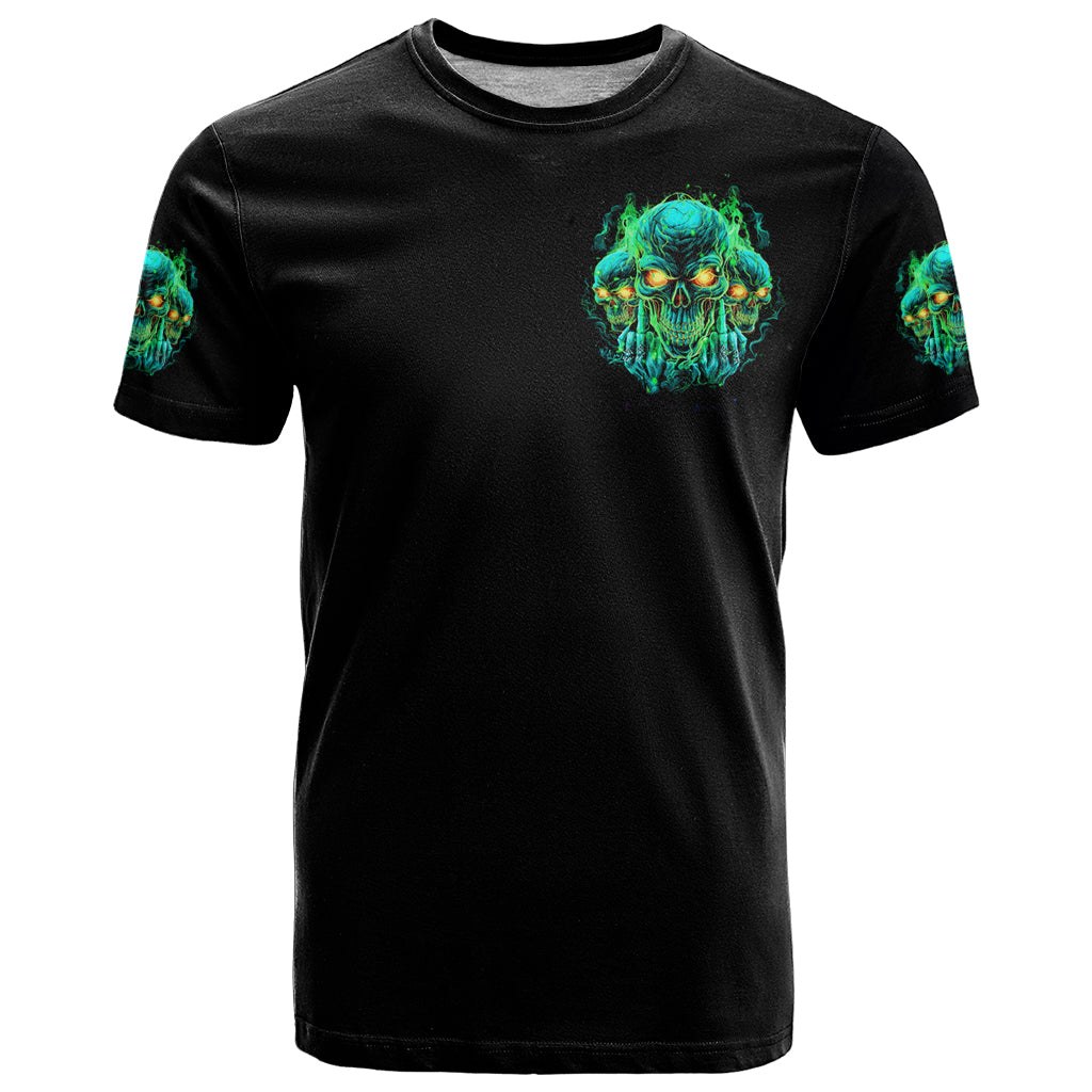 Flame Skull T Shirt Fuck You You Fuckin Fuck - Wonder Print Shop