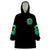 Flame Skull Wearable Blanket Hoodie Fuck You You Fuckin Fuck - Wonder Print Shop